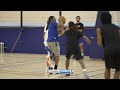 Top High School Team vs College Players and Pro's at Triple Double Sports Pro Run