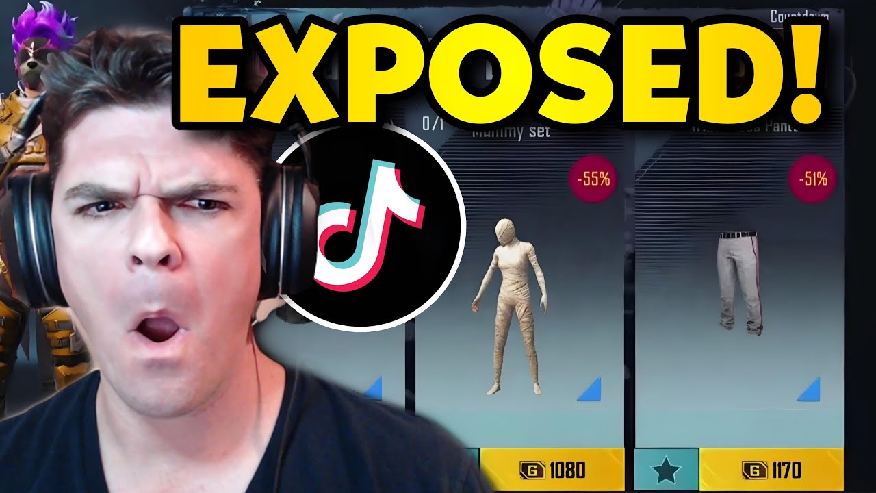 PUBG MOBILE TikTokers EXPOSED (AG Mummy Set)