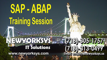 SAP ABAP Online Training Session | Internal Table | Newyorksys.com