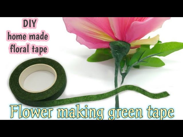 Green Tape Handmade Flower Art Tape Winding Flower Rod - Temu