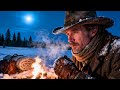 How Cowboys Survived Freezing Nights on the Frontier (1800s) | History Story Relaxing for Sleep