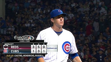 CIN@CHC: Hendricks strikes out Frazier to end frame