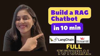 How to Build an AI Chatbot: RAG with LangChain & Streamlit. LLM chatbot tutorial for beginners
