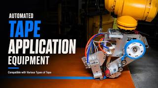 Automated Tape Application Equipment | Industrial Robotic Tape Applicator