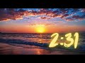 3 Minute Beach “Focus” Timer - Sunset with Sounds of Waves