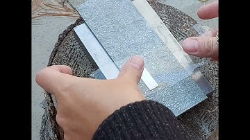 Using a texture plate without a rolling mill.