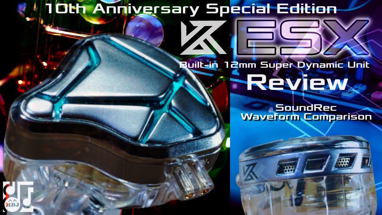 10周年記念モデル 12mm DDモデル「KZ ESX」中華イヤフォン レビュー