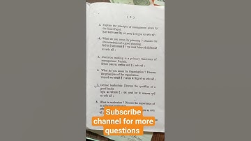 VBU B.COM SEM 4  BUSINESS MANAGEMENT PREVIOUS YEAR EXAM QUESTIONS