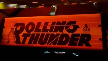 Rolling Thunder Arcade Game at fun spot Arcade worlds largest Arcade