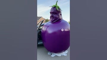 Turning into an eggplant 🍆 #funny #shorts #ytshorts ￼
