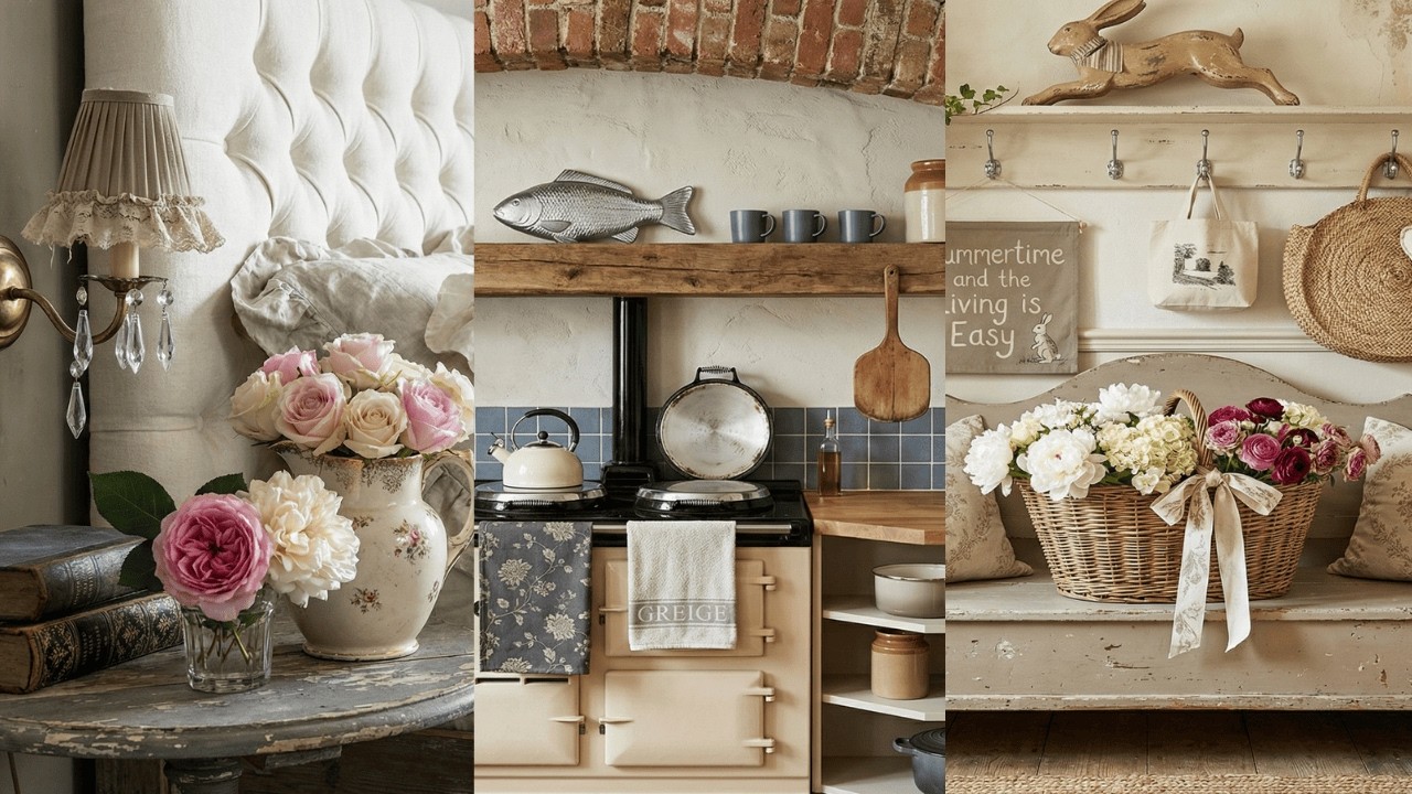 WARM NEUTRALS: Spring Cottage Farmhouse Decor Ideas & Heartfelt Heirloom Stories