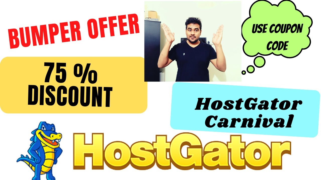 HostGator 75 Discount offer on Hosting and Domain HostGator Hosting