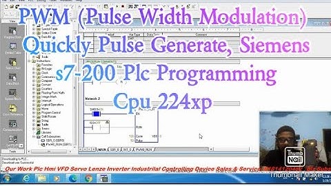PWM (Pulse Width Modulation) Quickly Pulse Generate, Siemens s7-200 Plc Programming Cpu 224xp