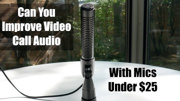 Can A Cheap Microphone Improve Your Zoom Or Video Conferencing Calls - Audio Tests