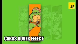 Cards Hover Effect | JavaScript Tutorial