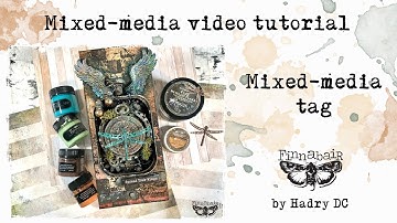 Spread Your Wings - Mixed-media tag by @HadryDCMixedMedia