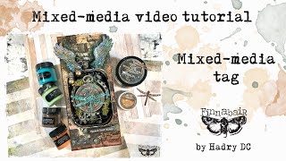 Spread Your Wings - Mixed-media tag by @HadryDCMixedMedia