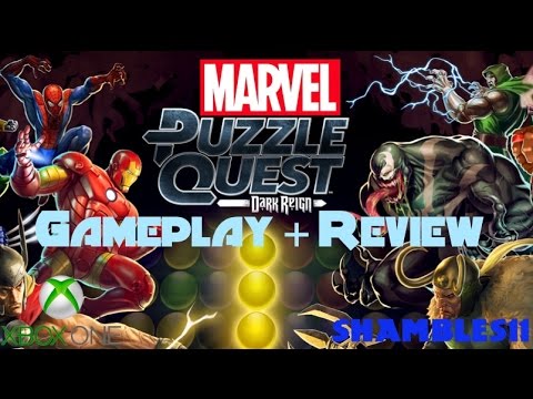 Vídeo: Marvel Puzzle Quest: Revisión De Dark Reign