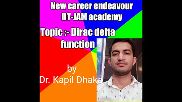 Dirac delta function// Dr.kapil dhaka