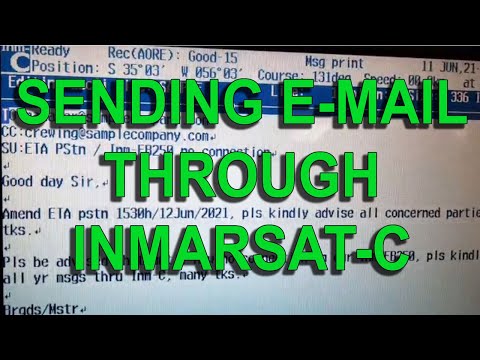 VT000 - SENDING E-MAIL THRU INMARSAT-C