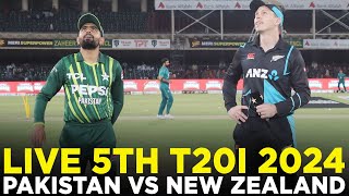 Live | Pakistan vs New Zealand | 5th T20I 2024 | PCB image