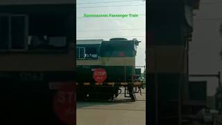 Alco passenger train heads into Madurai.