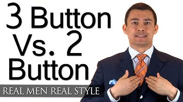 Choosing Between 3 Button & 2 Button Mens Suits - 2 Button Jacket Vs. 3 Button Jackets
