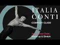 Jazz Dance Class #1- Jazz Warm up and Stretch sequence #1 - ITALIA CONTI VIRTUAL