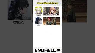 idols in different games #endfield #arknightsendfield #perlica #chenqianyu#arknights