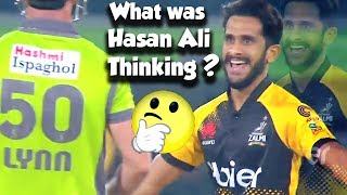 Hasan Ali Funny Moment in Match against Chris Lynn | Lahore Qalandars vs  Peshawar Zalmi | HBL PSL 5 - YouTube