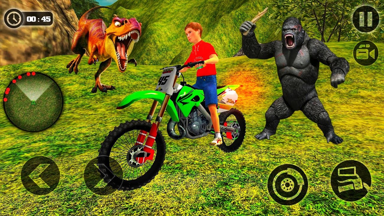 Downhill Offroad Motorbike Kids Ride Bike Game Offroad Motorcycle