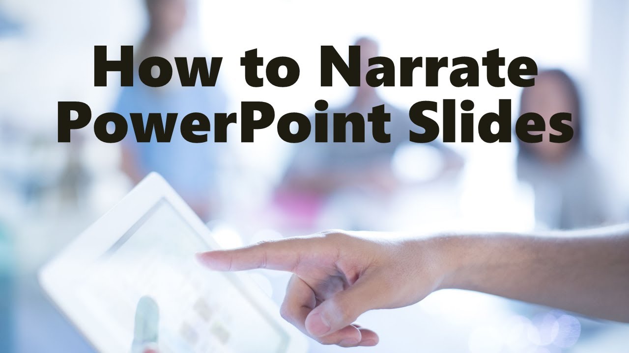 what is narrated powerpoint presentation