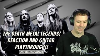 Carcass – “Heartwork” | Reaction + Guitar Playthrough 🎸🤘