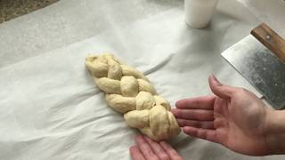 4-strand braided challah