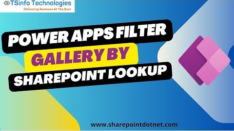 How to Filter Power Apps Gallery By SharePoint Lookup Column | Power Apps Filter Lookup in Gallery