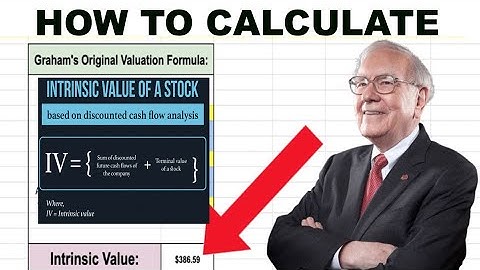 HOW TO CALCULATE THE INTRINSIC VALUE OF A STOCK LIKE BENJAMIN GRAHAM (STEP BY STEP)