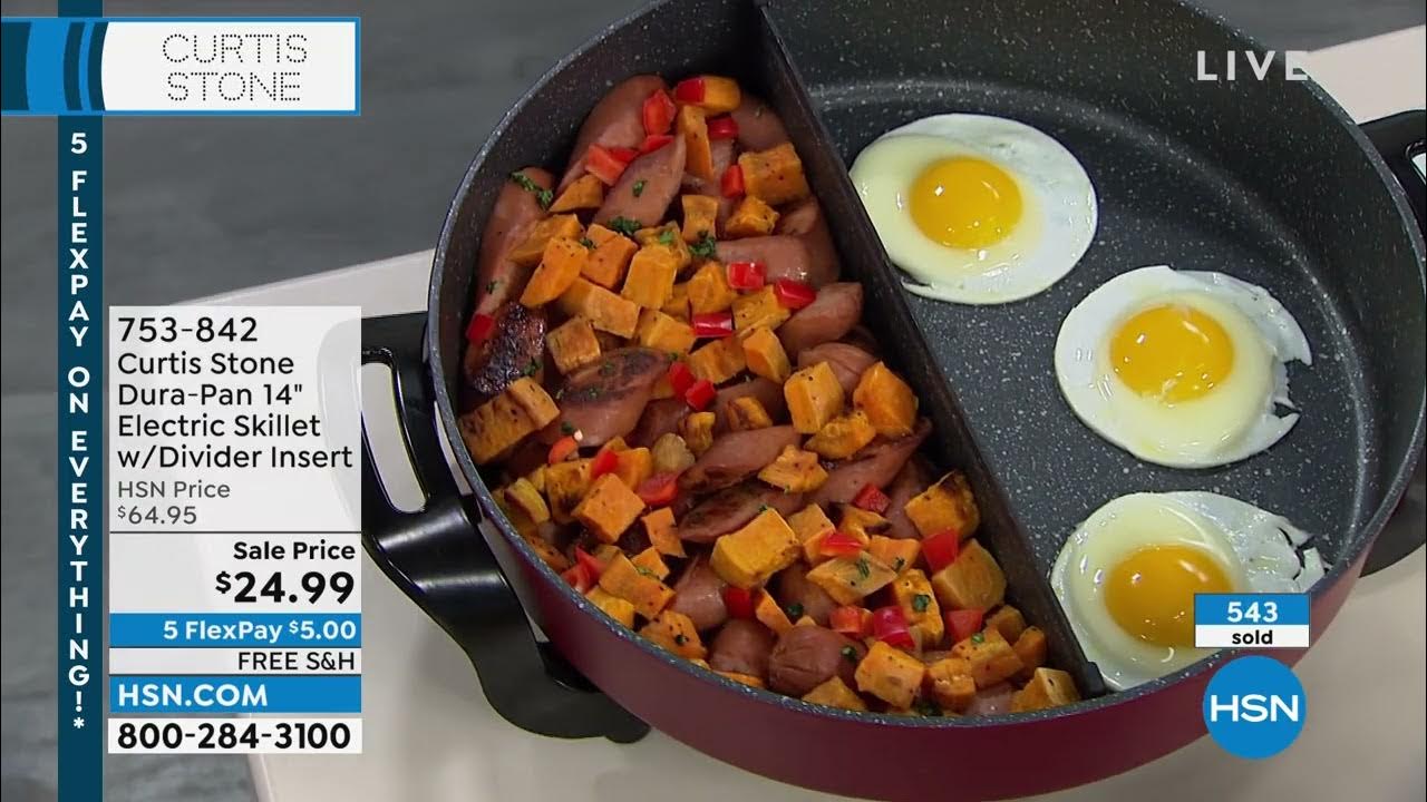 Curtis Stone DuraPan 14" Electric Skillet with Removable... YouTube
