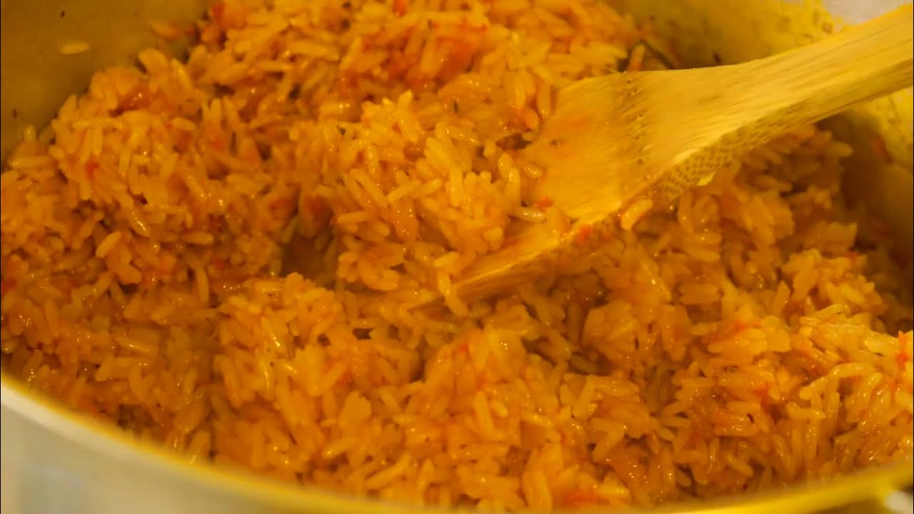 NO PARBOILING HOW TO COOK NIGERIAN PARTY JOLLOF RICE YouTube