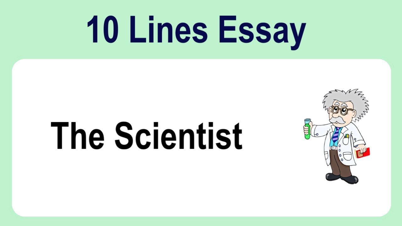 great scientist essay in english