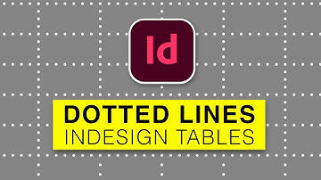 Dotted Lines for Rows & Columns in InDesign Tables [+SPACING ISSUE FIXES]