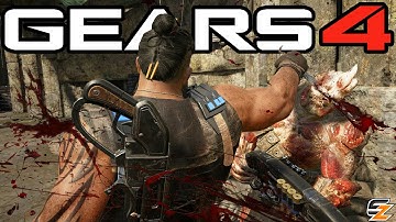 Gears of War 4 Multiplayer Gameplay - Knife Execution! (Xbox One Gears 4 Beta)