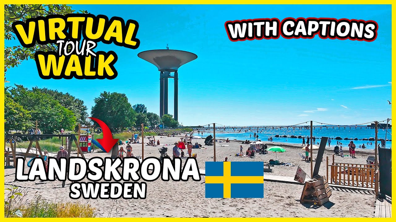 Landskrona, Sweden 🇸🇪 Walking Tour🚶| Explore Landskrona City Center | Virtual Walk
