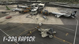 MFS | TMS F-22A Raptor - NZWN Wellington to NZNR Napier