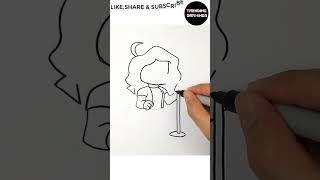 How To Draw FNF MOD Character -Sunday #fnf #drawing #fnfmod #howtodraw