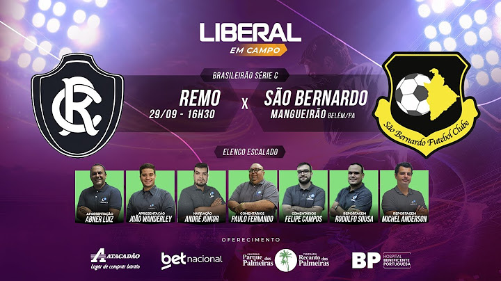 REMO 1 X 0 SÃO BERNARDO | AO VIVO E COM IMAGENS DO ESTÁDIO | SÉRIE C 2024
