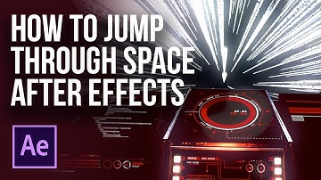 Hyperdrive Space Jump Effect in After effects