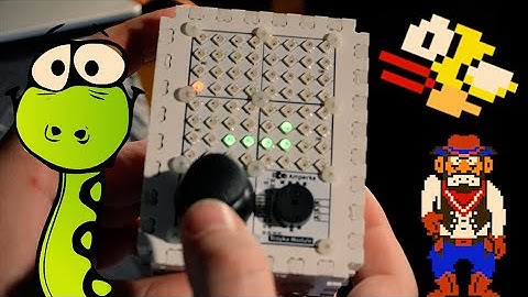 4 игры на Arduino: «Змейка», «Flappy Bird»,  «Кнопочные ковбои» и «Саймон говорит...»