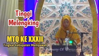 Juara 3 || Siti Nur Laila || Tilawah Remaja Putri || MTQ Ke XXXII 2021 Tingkat Kabupaten Mempawah