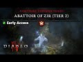 Early access of abattoir of zir is full of frustration  diablo 4