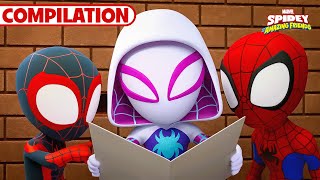 Gwen's Best Moments Compilation | Marvel's Spidey and his Amazing Friends | @disneyjunior